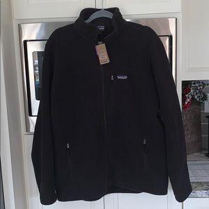 NEW men’s Patagonia fleece, black, size large